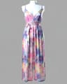 Sukienka MISS LOLLI maxi limonka multicolor
