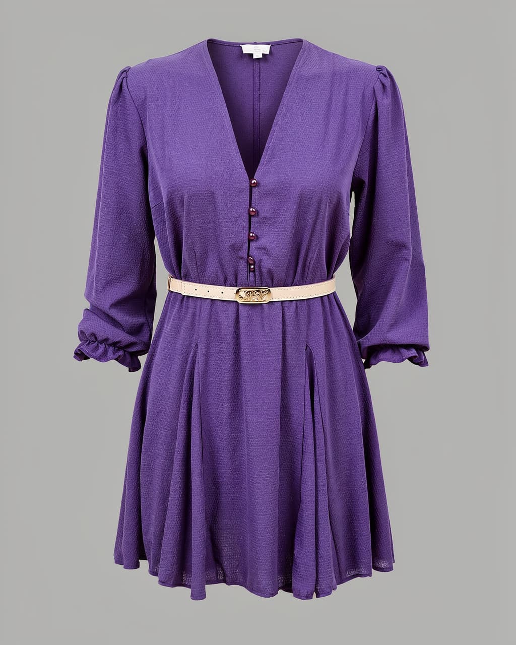 Sukienka BETI PLUS SIZE gładka fiolet