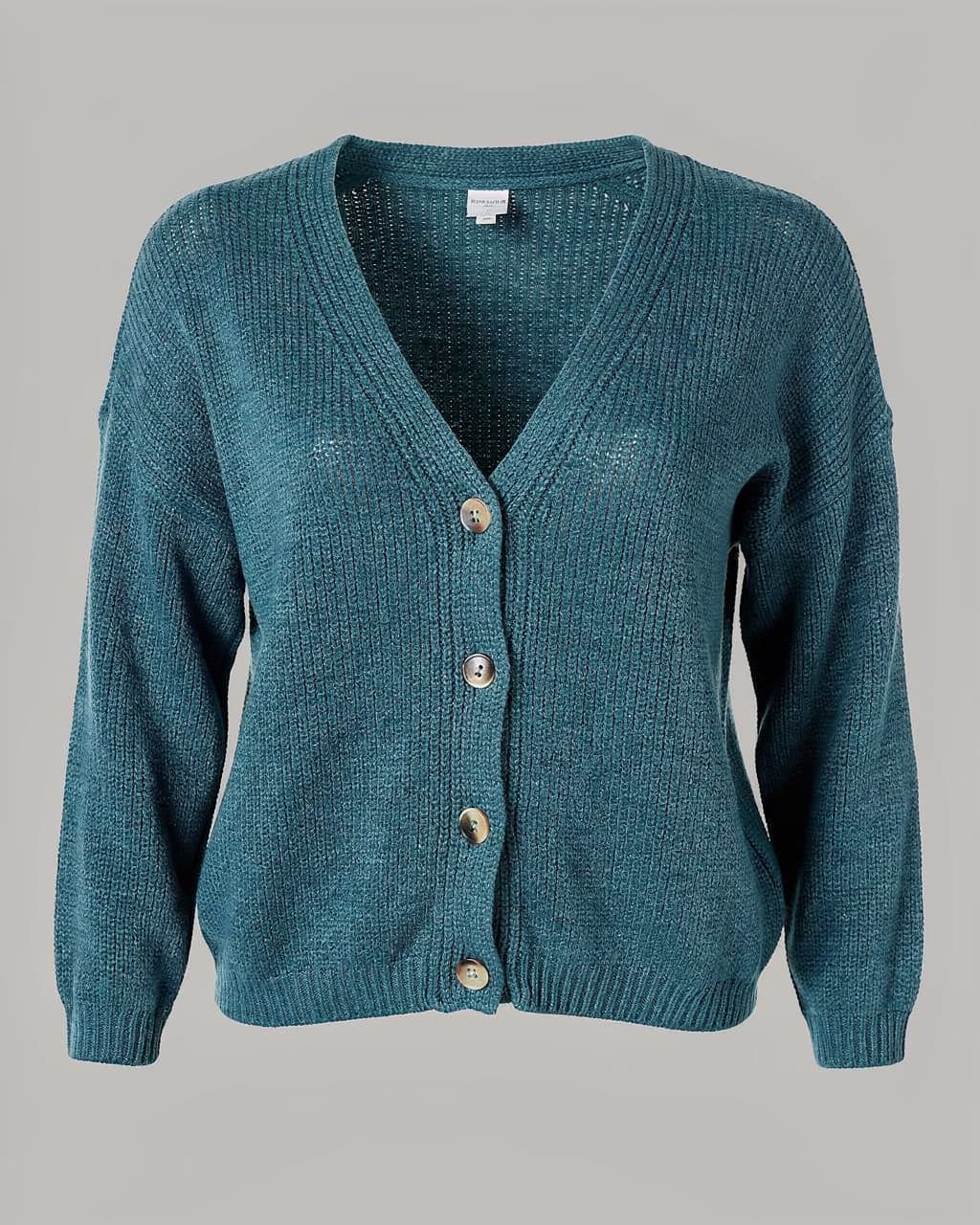 Sweter BUTTONS morski