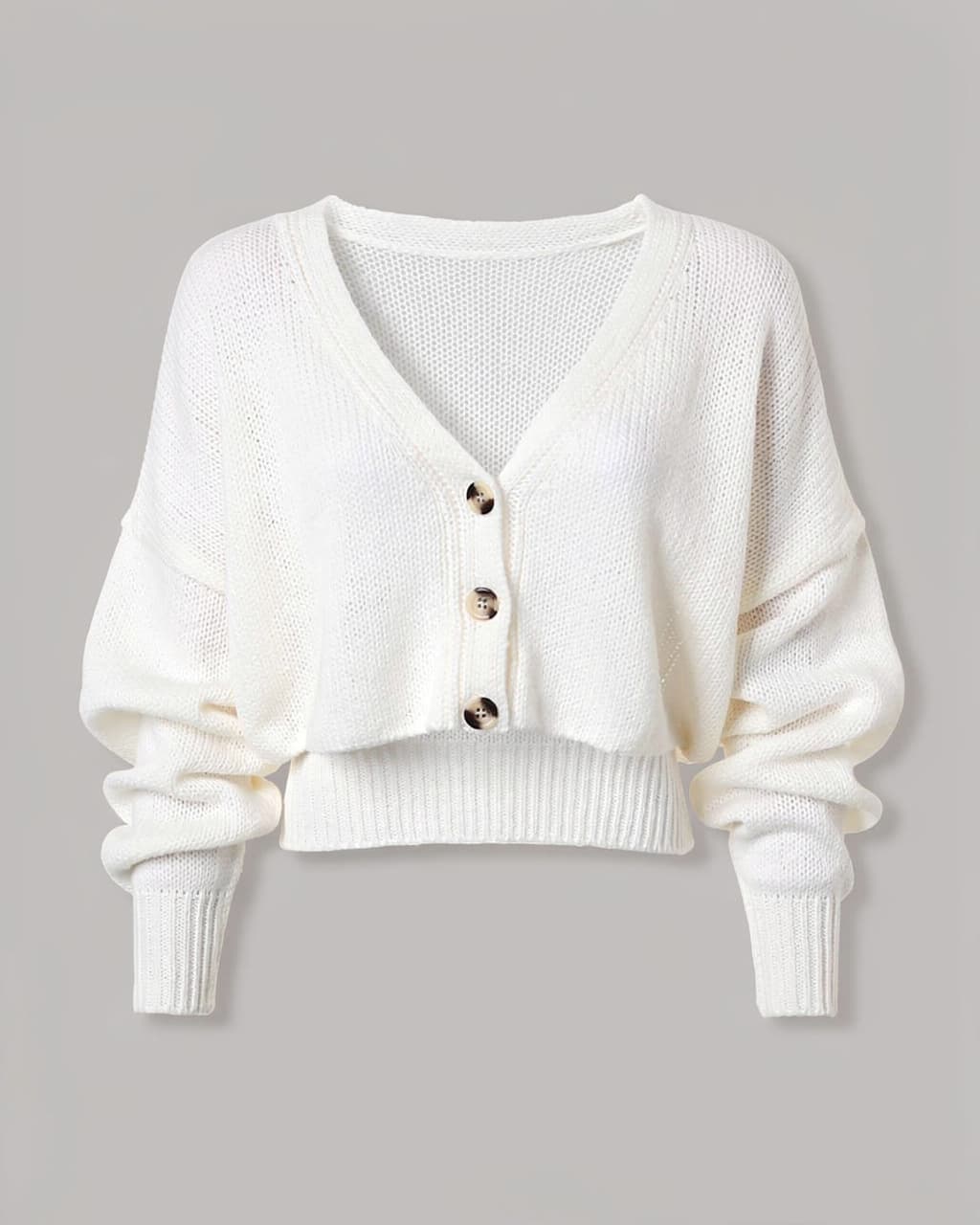 Sweter BUTTONS śmietana