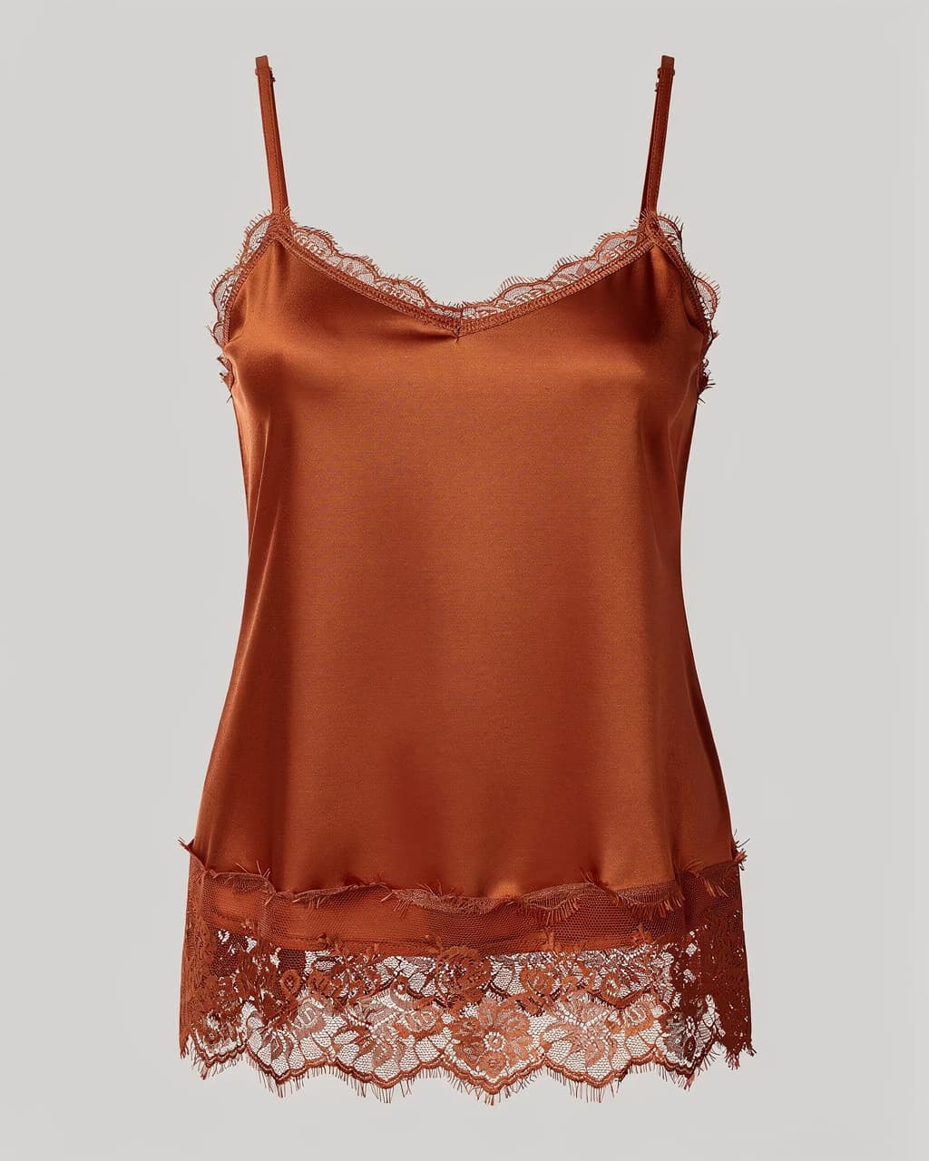 Top satynowy LIQUI rudy