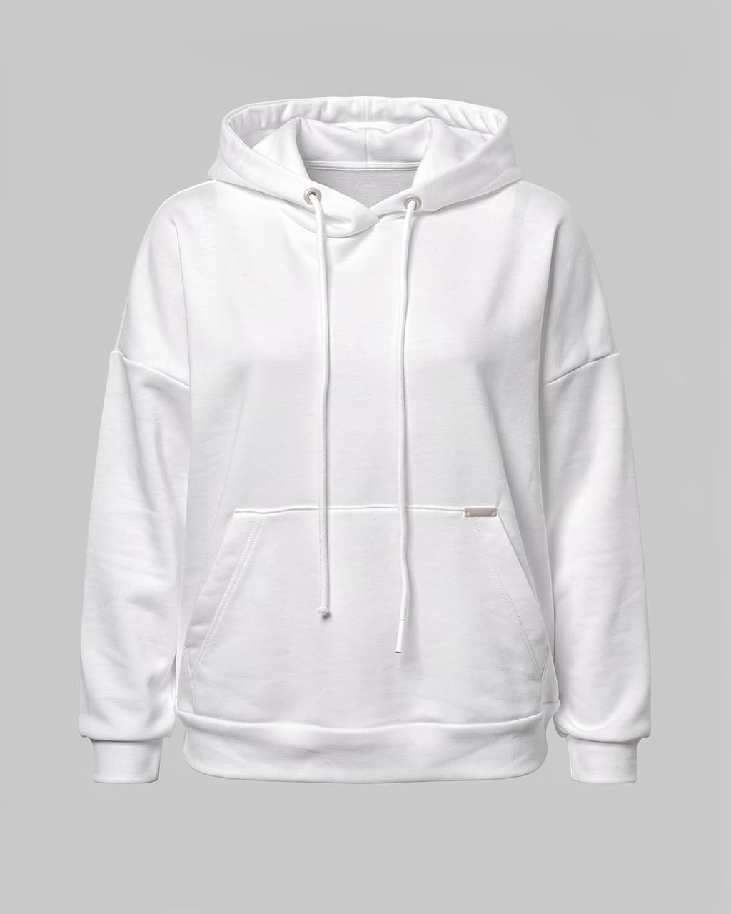 Bluza bawełniana TRENDY biała
