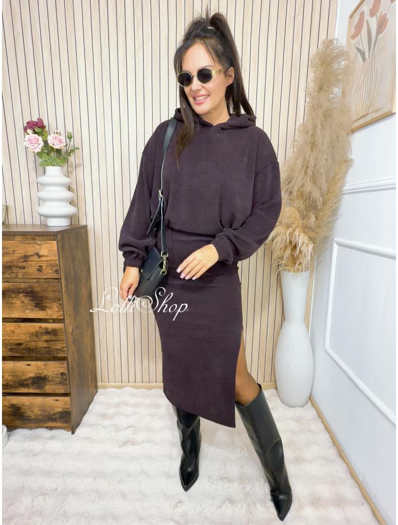 Bluza SHADY HOODIE Burgund, rozmiar uniwersalny, zdjęcie 2