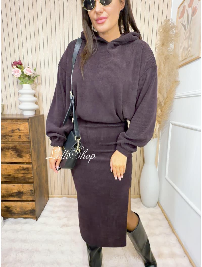 Bluza SHADY HOODIE Burgund, rozmiar uniwersalny, zdjęcie 3