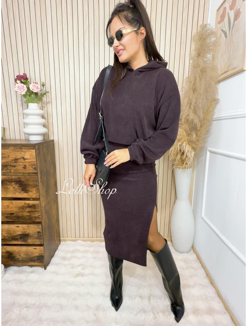 Bluza SHADY HOODIE Burgund, rozmiar uniwersalny, zdjęcie 4