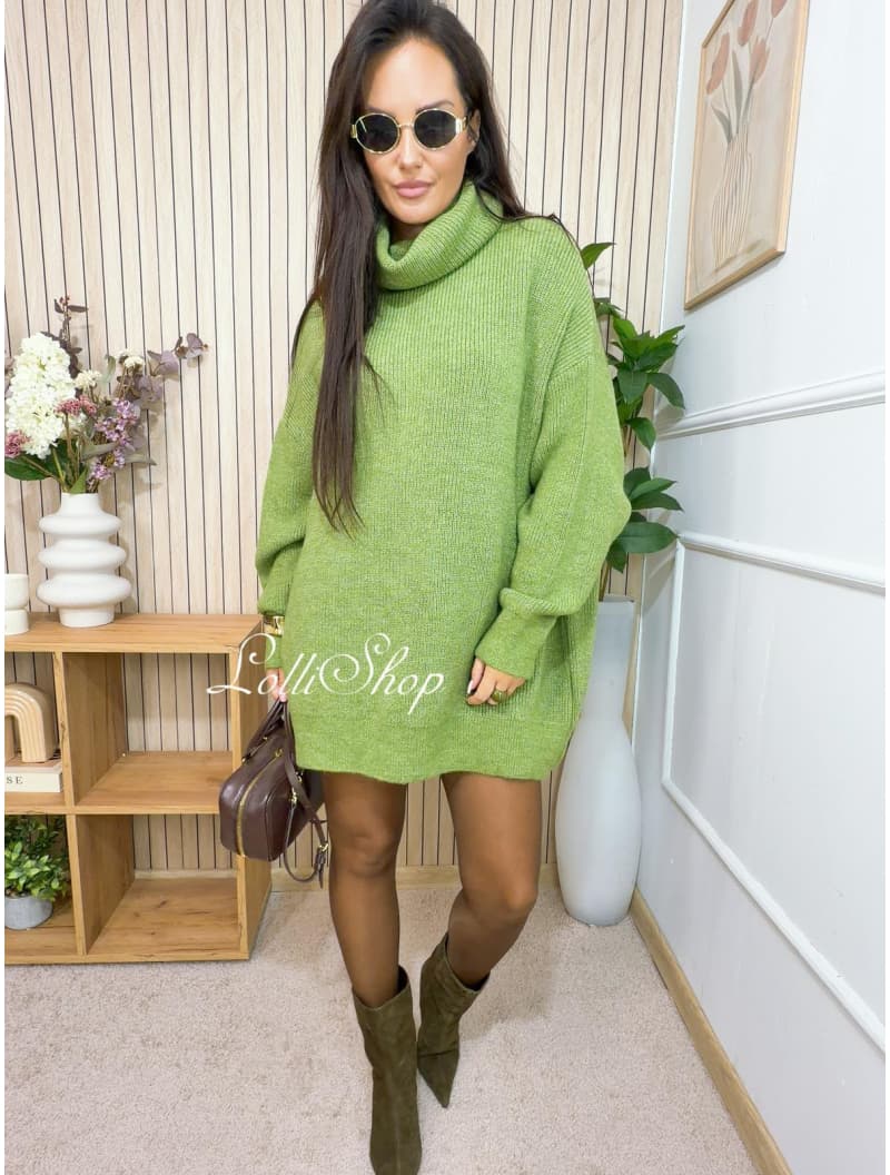 Sweter GOLFY Zielony, rozmiar uniwersalny, zdjęcie 5