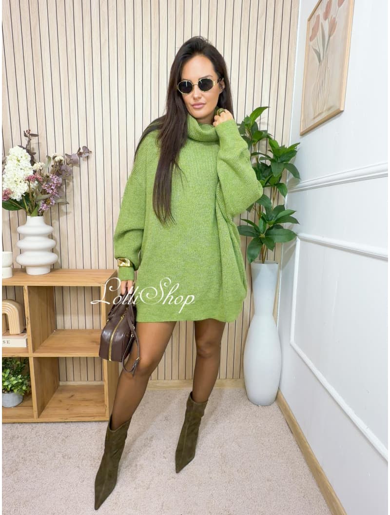 Sweter GOLFY Zielony, rozmiar uniwersalny, zdjęcie 7