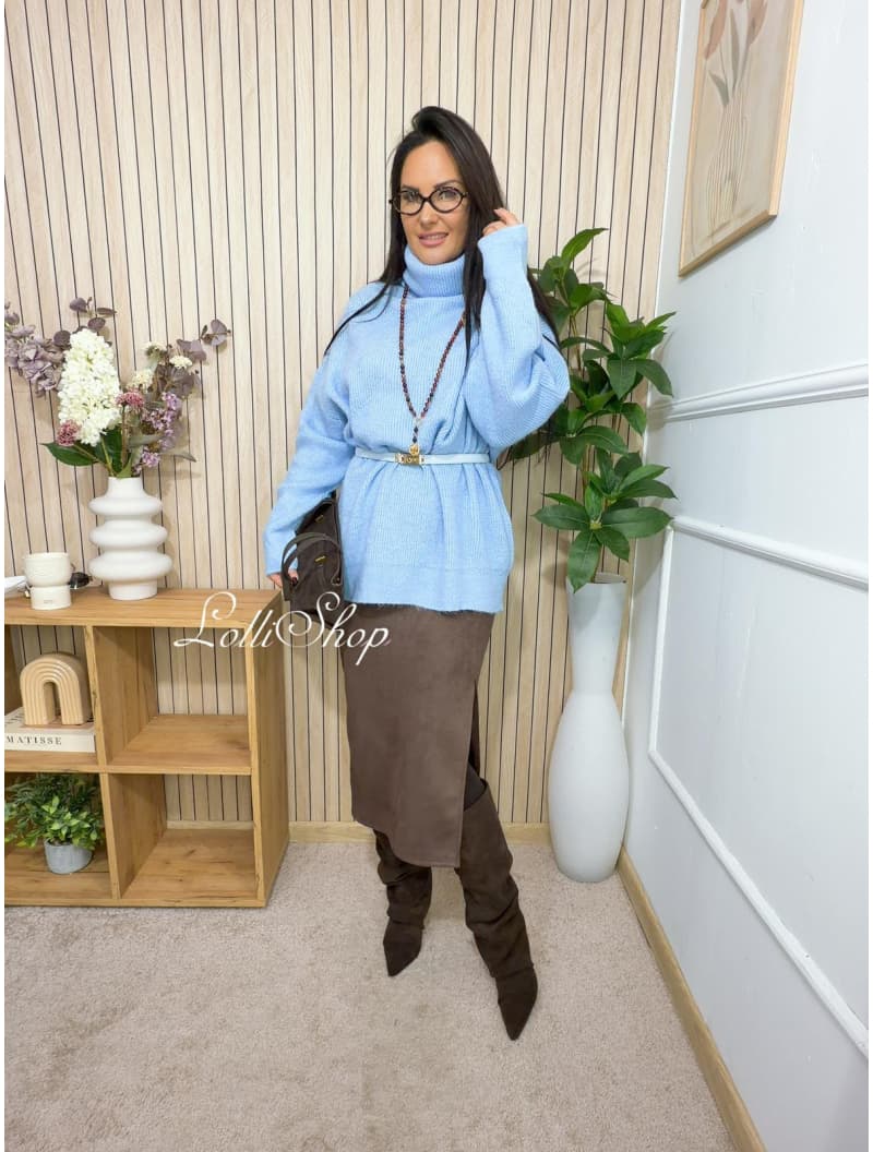 Sweter GOLFY Błękit, rozmiar uniwersalny, zdjęcie 6