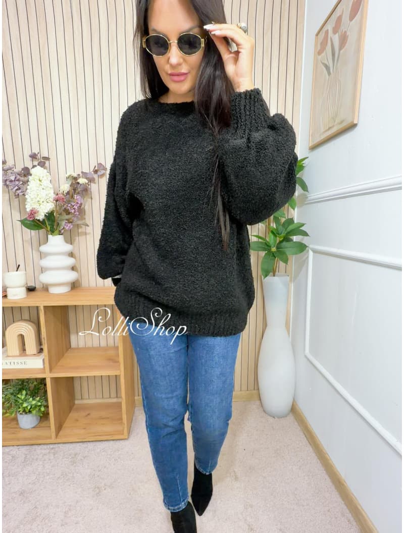 Sweter WONDER Czarny, rozmiar uniwersalny, zdjęcie 2