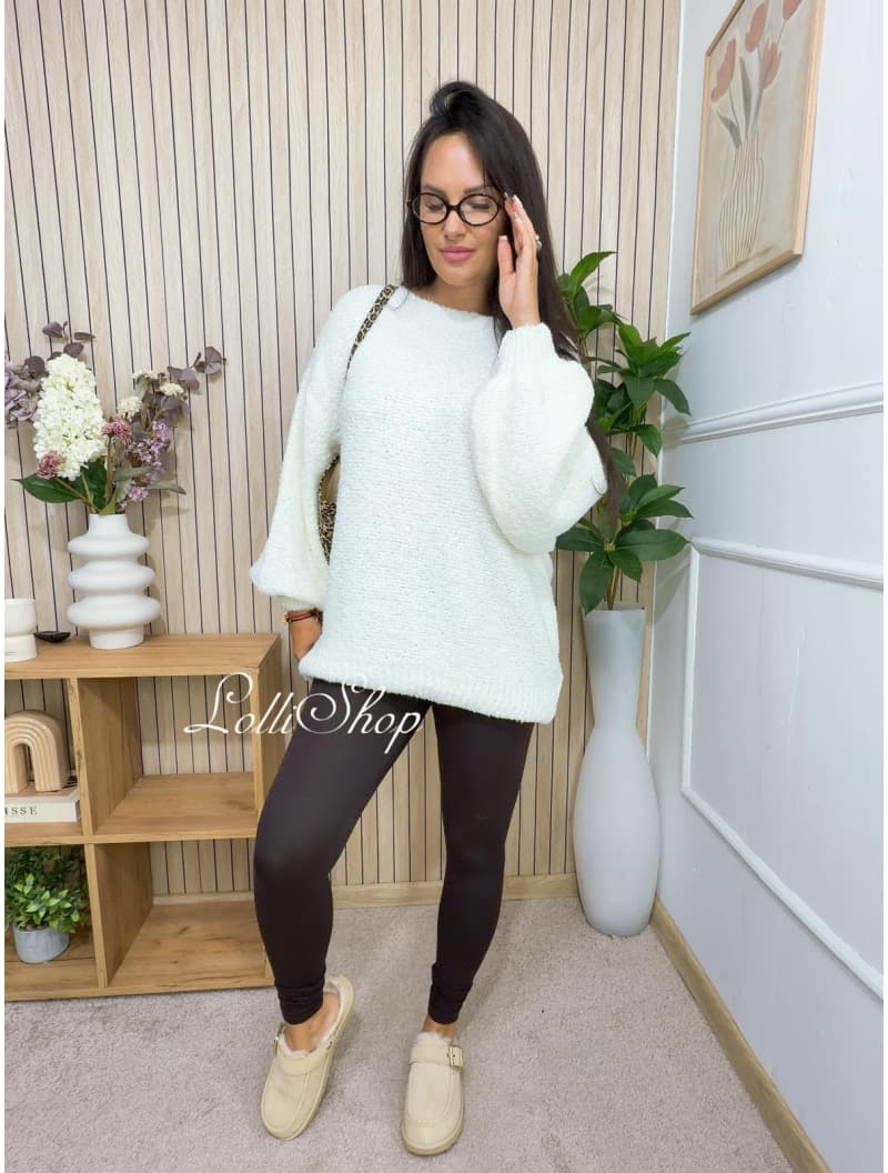 Sweter WONDER Śmietana, rozmiar uniwersalny, zdjęcie 4