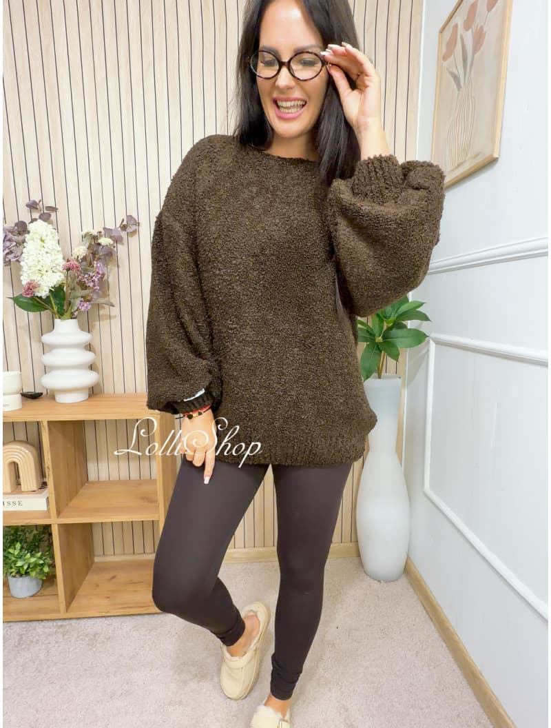 Sweter WONDER Czekolada, rozmiar uniwersalny, zdjęcie 6