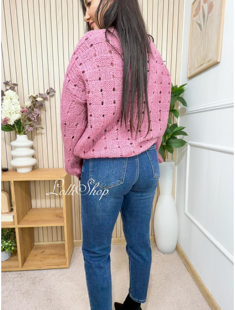 Sweter MILEY Wrzos, rozmiar uniwersalny, zdjęcie 8