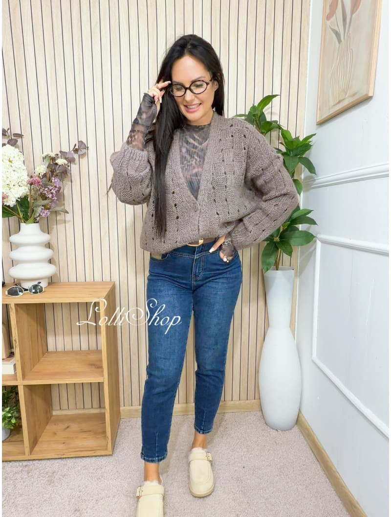 Sweter MILEY Mokka, rozmiar uniwersalny, zdjęcie 5