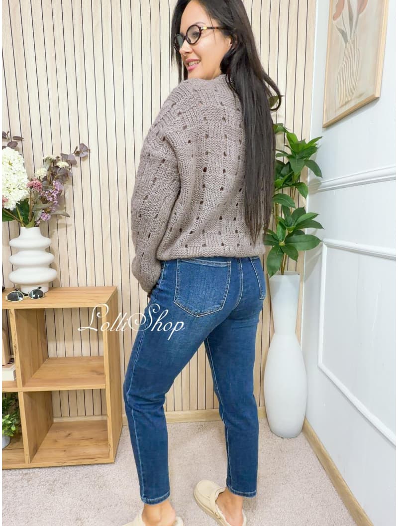 Sweter MILEY Mokka, rozmiar uniwersalny, zdjęcie 7