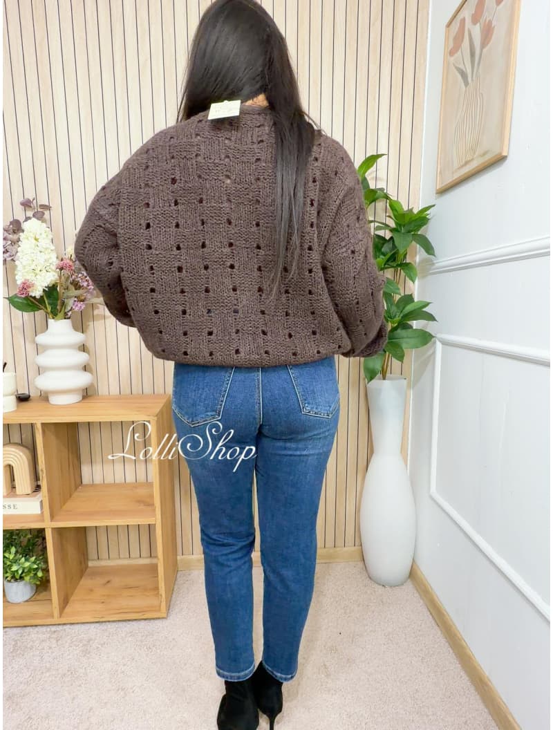 Sweter MILEY Czekolada, rozmiar uniwersalny, zdjęcie 7