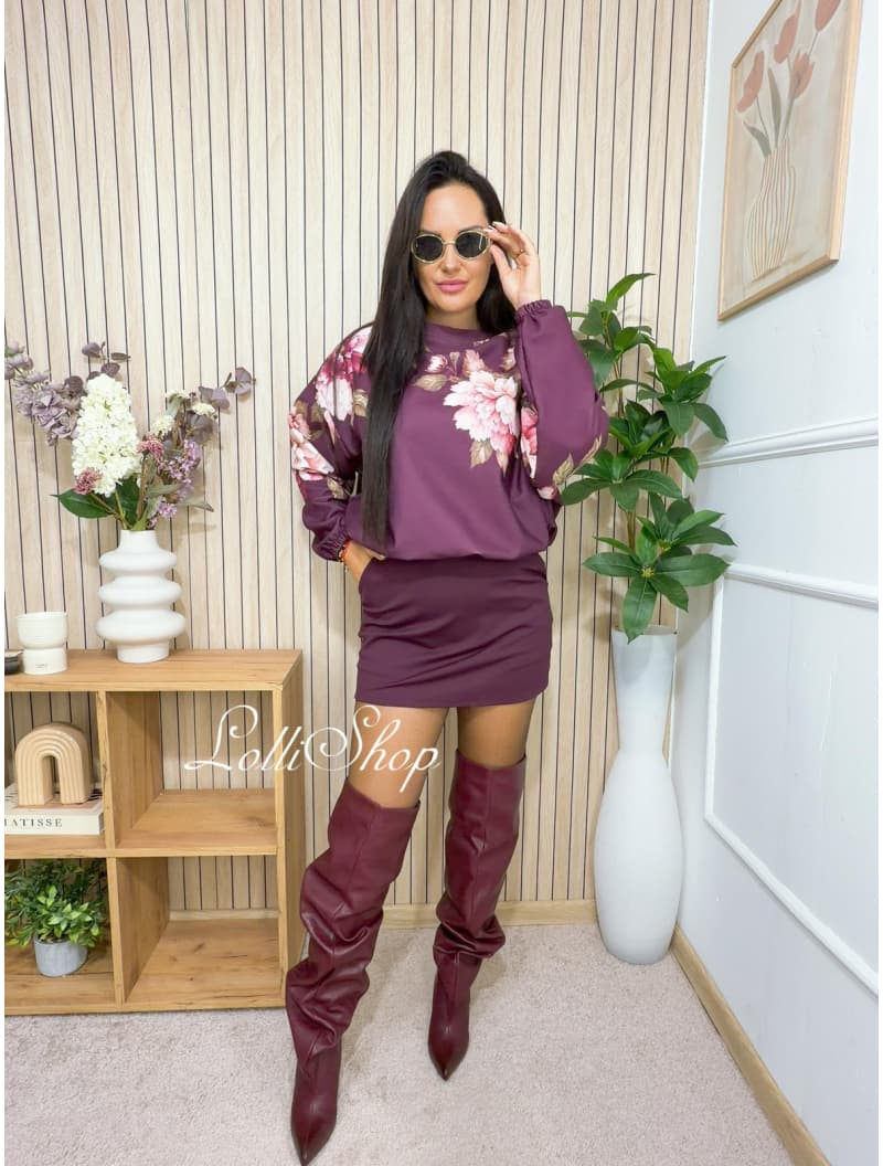 Bluza LOE śliwka, rozmiar uniwersalny, zdjęcie 5