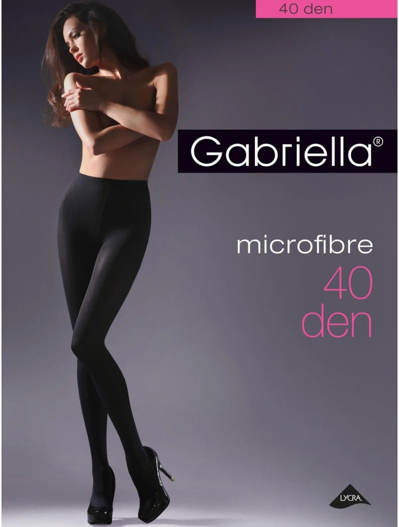 Rajstopy GABRIELLA microfibre 40 den czekolada