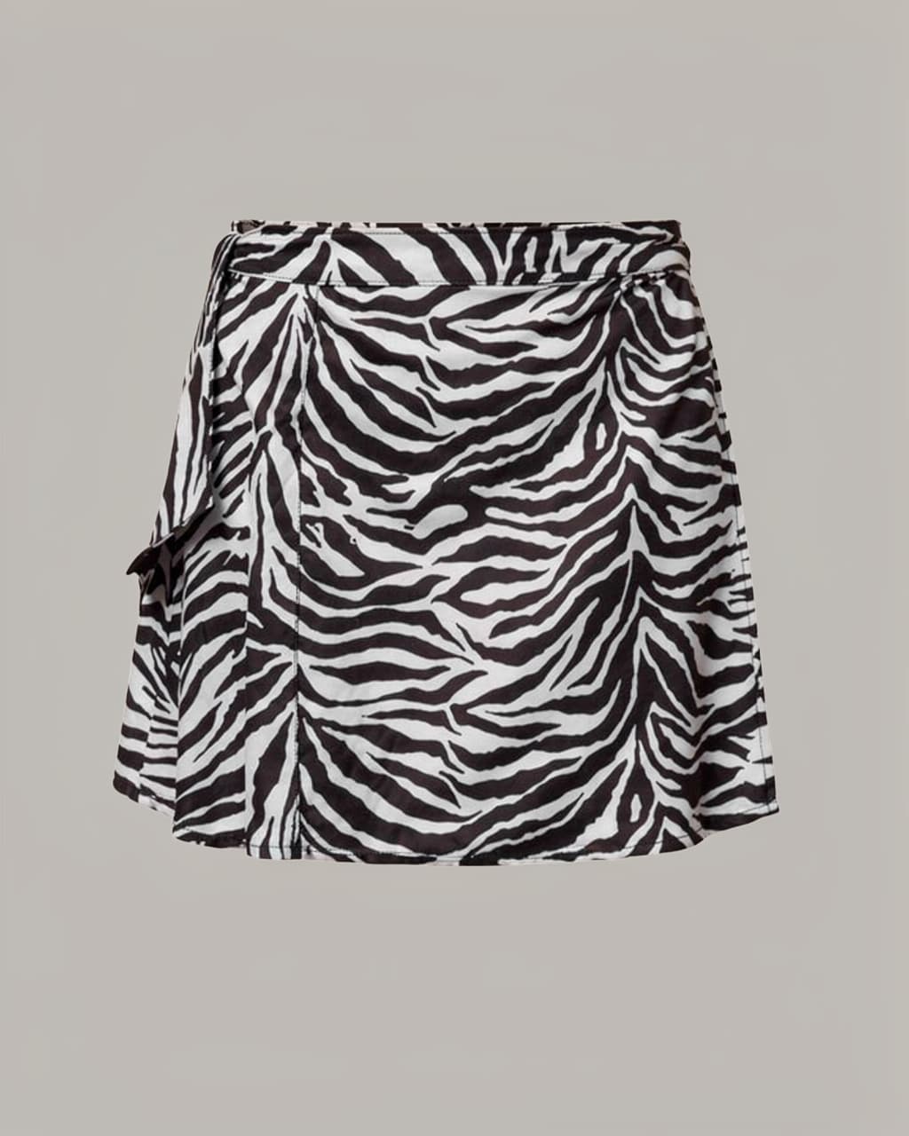 Spódniczka szlafroczek KATE zebra biała