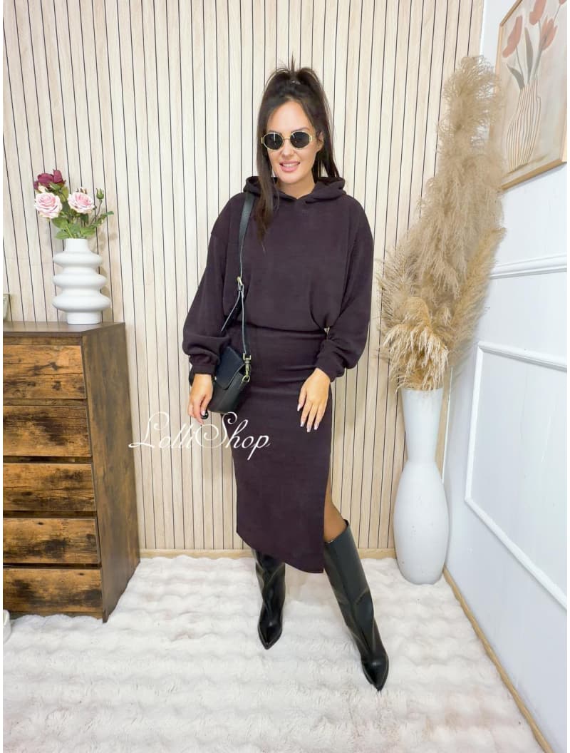 Bluza SHADY HOODIE Burgund, rozmiar uniwersalny